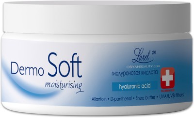 Larel DERMOSOFT Face Cream with Moisturizing Hyaluronic Acid(200 ml)