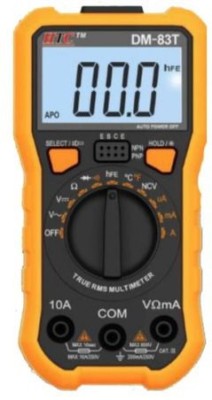 HTC Instrument HTC DM-83T Digital TRms DMM With TEMP Digital Multimeter(Yellow 2000 Counts)