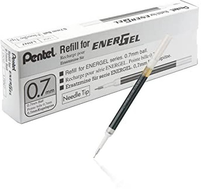 PENTEL LR7 Refills Refill(Pack of 20, Ink Color - Black)