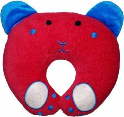 Globe paradise Cotton Animals Baby Pillow Pack of 1(Red)