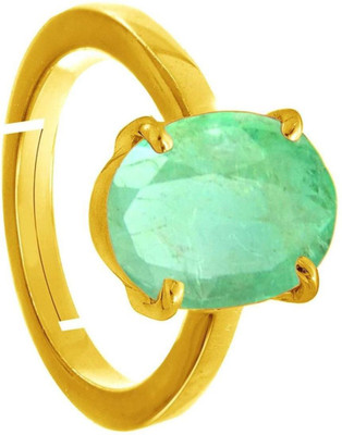 GALAXY ASTRO Copper Emerald Gold Plated Ring