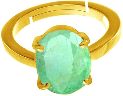 GALAXY ASTRO Copper Emerald Gold Plated Ring
