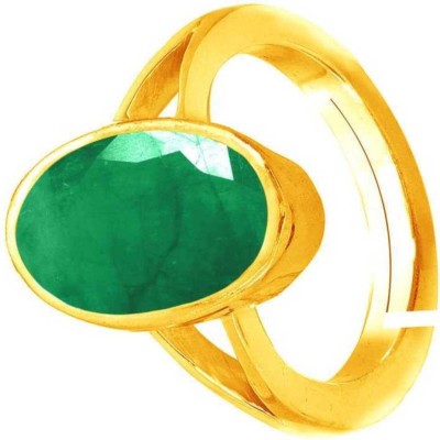 GALAXY ASTRO emerald Panna ring Copper Emerald Gold Plated Ring