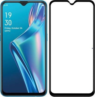 LIKEDESIGN Edge To Edge Tempered Glass for Oppo A12, Oppo A11k(Pack of 1)