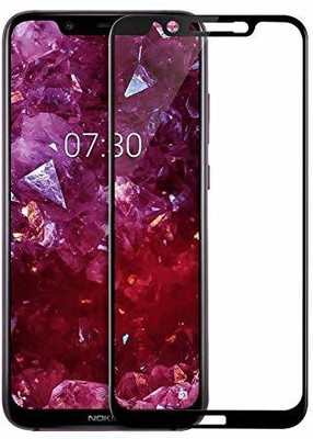 CS Edge To Edge Tempered Glass for Nokia 7.1 Plus, Nokia 8.1(Pack of 1)