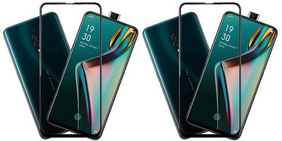 KARTRAY Edge To Edge Tempered Glass for OPPO K3(Pack of 2)