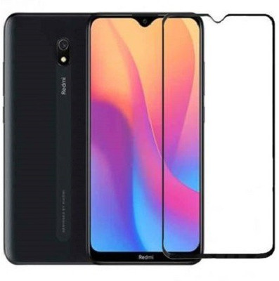 HOBBYTRONICS Edge To Edge Tempered Glass for REDMI 8/8A/8A DUAL(Pack of 1)