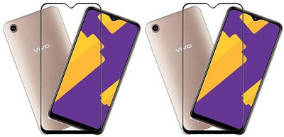 KARTRAY Edge To Edge Tempered Glass for Vivo Y90(Pack of 2)