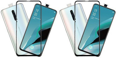 KARTRAY Edge To Edge Tempered Glass for Oppo Reno2 F(Pack of 2)