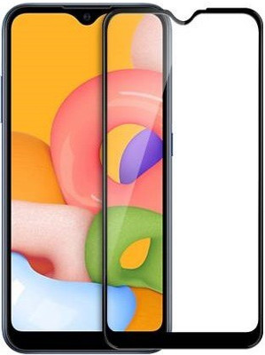 LIKEDESIGN Edge To Edge Tempered Glass for Samsung Galaxy M01(Pack of 1)