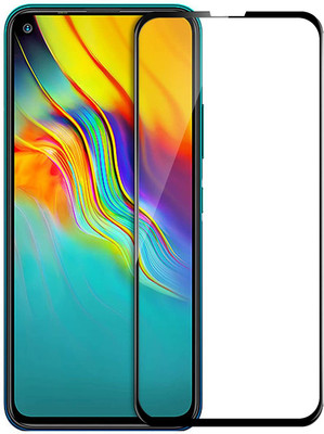 TempGlow Edge To Edge Tempered Glass for Infinix Hot 9, Infinix Hot 9 Pro(Pack of 1)