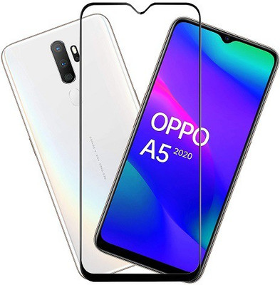 KARTRAY Edge To Edge Tempered Glass for Oppo A5 2020(Pack of 1)