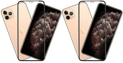KARTRAY Edge To Edge Tempered Glass for Apple iPhone 11 Pro(Pack of 2)