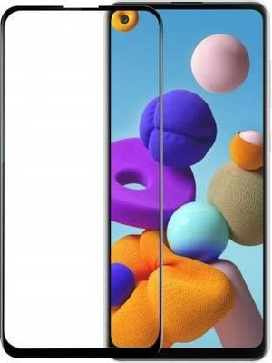 LIKEDESIGN Edge To Edge Tempered Glass for Samsung Galaxy A21s(Pack of 1)
