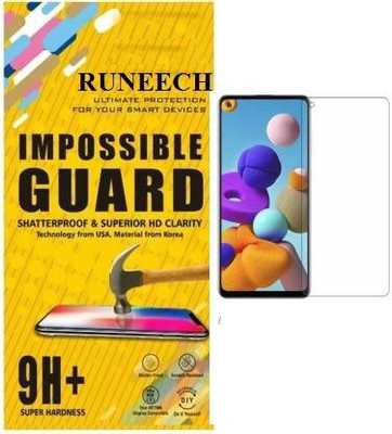 RUNEECH Impossible Screen Guard for SAMSUNG GALAXY A21S(Pack of 1)