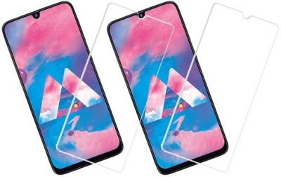 KARTRAY Tempered Glass Guard for Samsung Galaxy M30(Pack of 2)