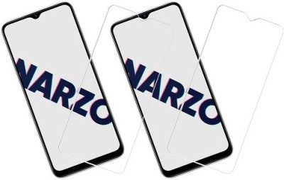 KARTRAY Tempered Glass Guard for Realme Narzo 10A(Pack of 2)