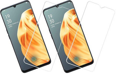 KARTRAY Tempered Glass Guard for Oppo F15(Pack of 2)