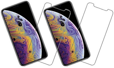KARTRAY Tempered Glass Guard for Apple iPhone XS(Pack of 2)