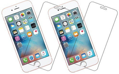 KARTRAY Tempered Glass Guard for Apple iPhone 6s(Pack of 2)