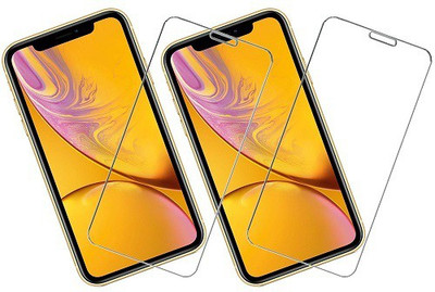 KARTRAY Tempered Glass Guard for Apple iPhone XR(Pack of 2)