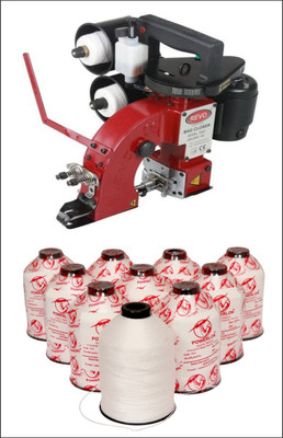 REVO Bag Closer Sewing Machine Double Neddle DAD + Powerlon White PP White 2 Ply Unbreakable Bag Closer Thread 1000 Mtr ( Pack Of 10 ) Electric Sewing Machine( Built-in Stitches 2) REVO Bag Closer Sewing Machine Double Neddle DAD + Powerlon White PP White 2 Ply Unbreakable Bag Closer Thread 1000 Mtr ( Pack Of 10 ) Electric Sewing Machine( Built-in Stitches 2)