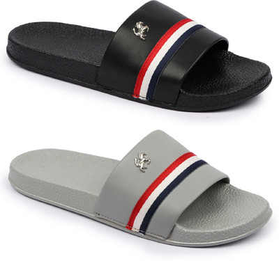 Shoe Mate Men Slides(Multicolor , 9)