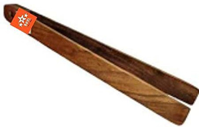 BRRL Wooden chimta Kitchen/Cooking Tong/Heavy Duty Tong (Sheesham Wood) 31 cm Roasting Tongs(Pack of 1)