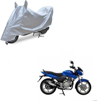 RPSENTTERPR Waterproof Two Wheeler Cover for Bajaj(DTS-i, Silver)
