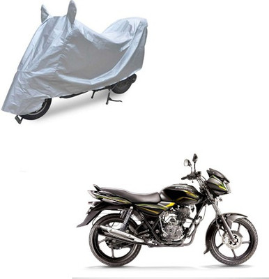 RPSENTTERPR Waterproof Two Wheeler Cover for Bajaj(Discover 100 DTS-i, Silver)