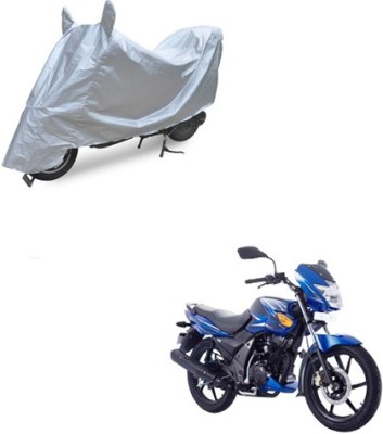 Flipkart SmartBuy Two Wheeler Cover for TVS(Flame SR125, Silver)