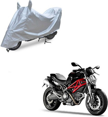 RPSENTTERPR Waterproof Two Wheeler Cover for Ducati(Monster 796 S2R, Silver)