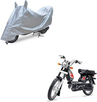 RPSENTTERPR Waterproof Two Wheeler Cover for TVS(Heavy Duty Super XL, Silver)