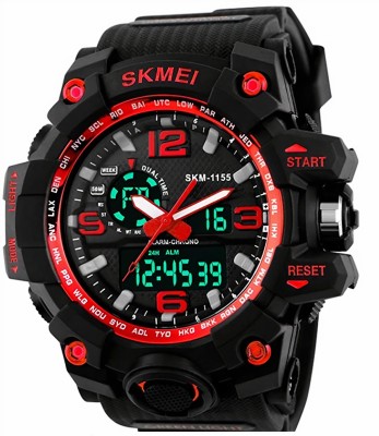 SKMEI SKMEI 1155 RED BLACK Sports , Casual , Party Occassion , Formal Analog-Digital Watch  - For Men