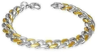 Shiv Jagdamba Stainless Steel Gold-plated Bracelet