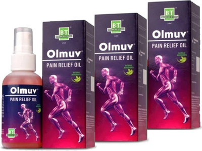 B & T Pain Relief Oil 60ml Pack of 3 Liquid(3 x 20 ml)