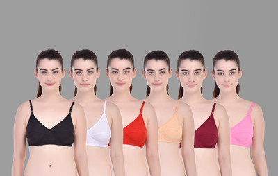 Yana Women Full Coverage Non Padded Bra(Multicolor)