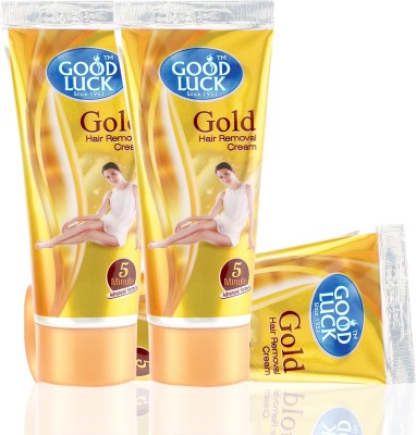 Goodluck Gold Hair Removal (Pack of 3) Cream(60 g, Set of 3)