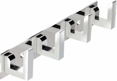 ANTIK 4 Pin Bathroom Cloth Hooks Hanger  Hook Rail 4(Pack of 1)