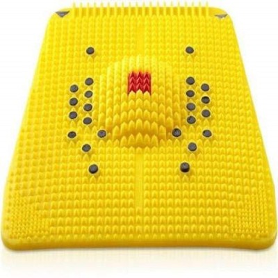 kb marty acc1s Acupressure Mat Stress And Pain Relief Yellow Massager(Yellow)