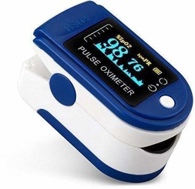 COVID CONTROL IMPEX FINGERTIP PULSE OXIMETER SP- 01 with OLED Colored Saturation Oximeter (Blue