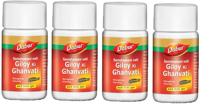 Dabur Gilloy ki Ghanvati for Strengthening Immunity (Pack of 4)(Pack of 4, 160)