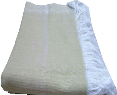 Flamant Solid Single Throw for  AC Room(Poly Cotton, Grey)