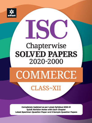 Isc Chapterwise Solved Papers Commerce Class 12 for 2021 Exam(English, Paperback, unknown)