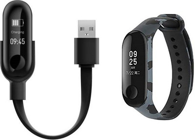 Flipkart SmartBuy Spare Army M3 Fitness Band Strap with Xiaomi M3 Fitness Band Charger Cable For MI 3 BAND USB 0.08 m Power Sharing Cable(Compatible with Mi Band 3, Multicolor)