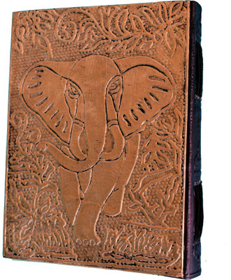 Parmatma Handicrafts Handmade Journal B6 Journal Unruled 200 Pages(Copper Metal)
