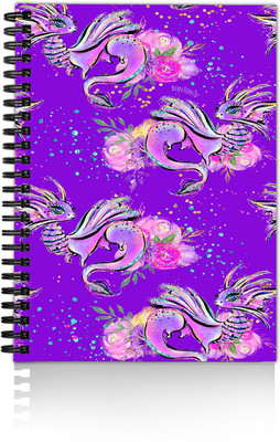 Flipkart SmartBuy exclusive collection wiro binding diary A5 Diary UNRULED 160 Pages(multicolor 01)