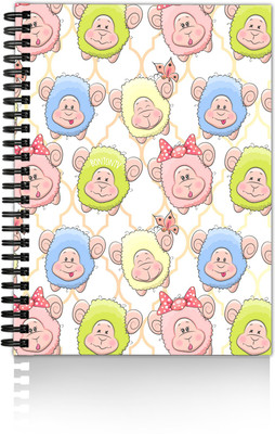 Flipkart SmartBuy exclusive collection wiro binding diary A5 Diary RULED 160 Pages(multicolor 01)