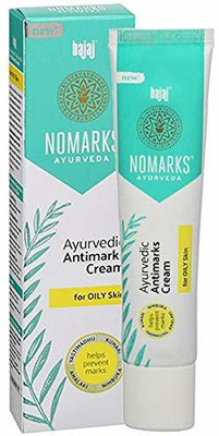 BAJAJ Nomarks Ayurvedic Anti Marks For Oily Skin Cream 25g Pack of 2(50 g)