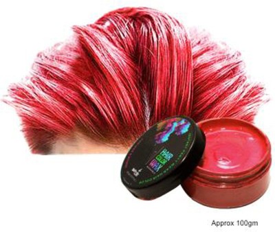 Yoviex Red Temporary Hair colour Wax Unisex Hair Wax(100 g)